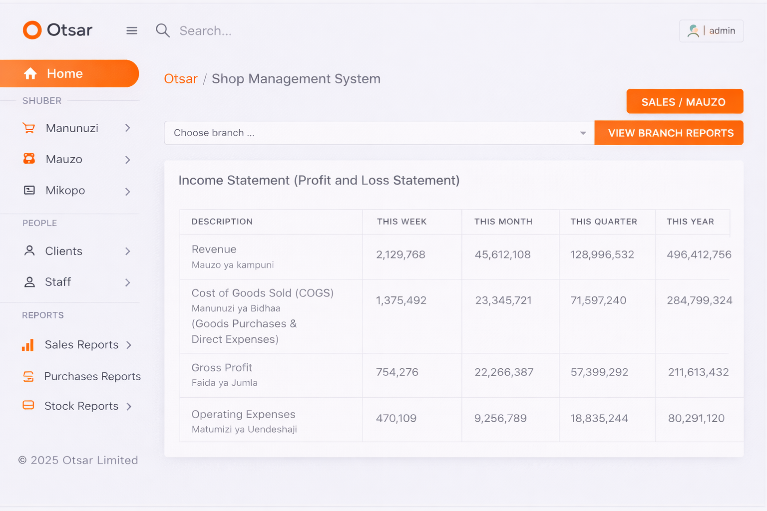 Otsar POS and Business Management System
